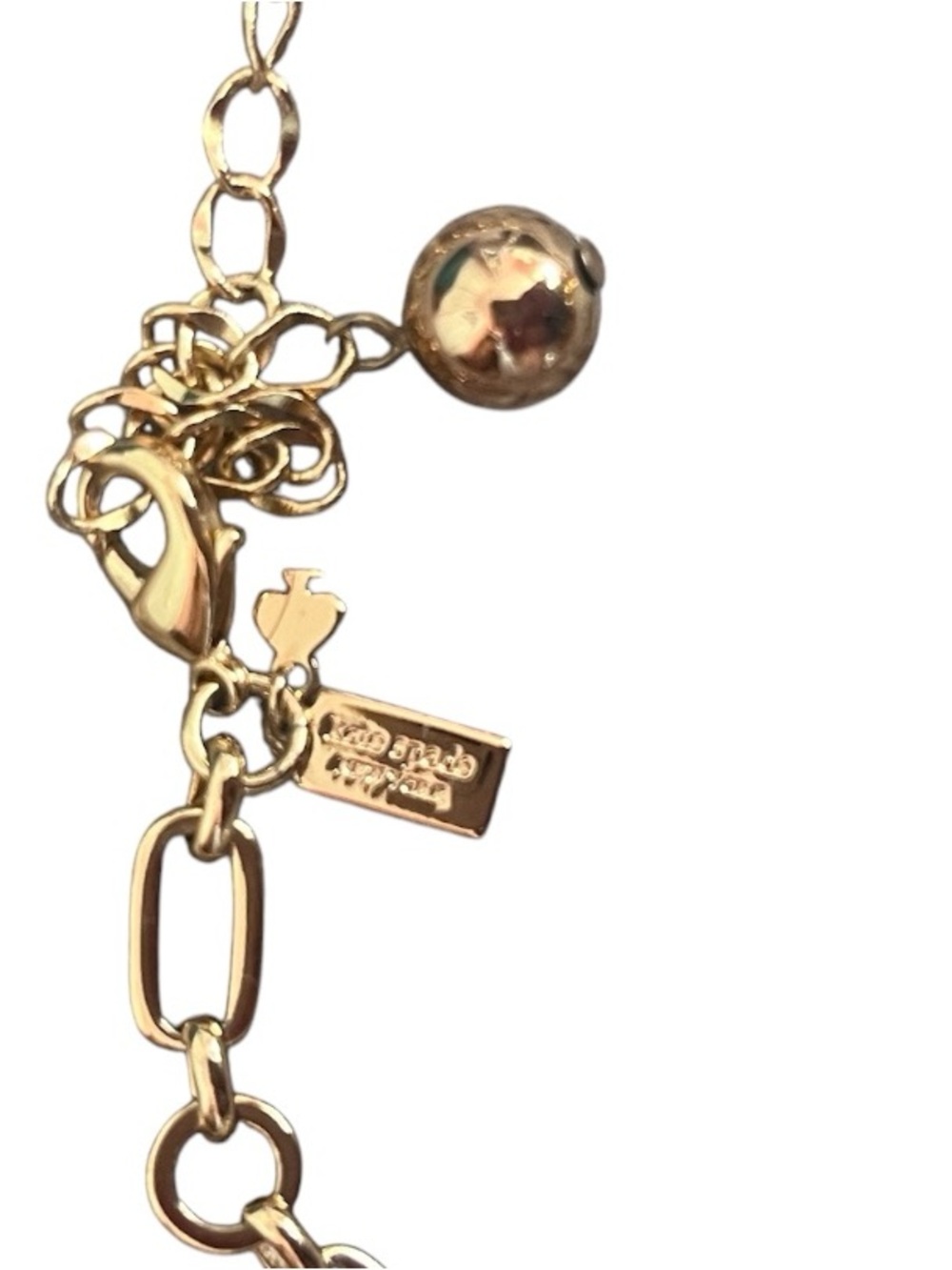 Kate Spade New York Blooming Brillant Floral Statement Necklace – Gold Tone - Picture 2 of 2